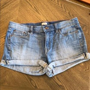 J. Crew stretch denim shorts